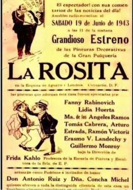 "Los Fridos" y la pulcata "La Rosita"