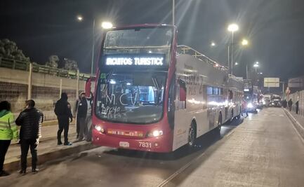 Ante suspensión de Línea 3, incorporan Turibuses para transportar a usuarios del Metro 