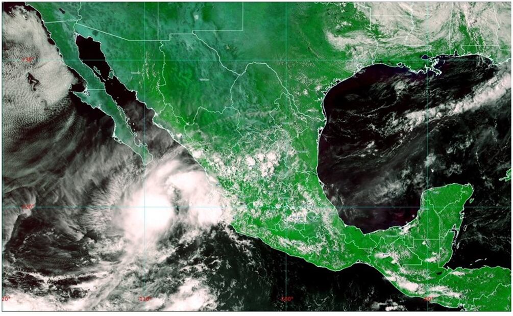 Tormenta Tropical Ileana. Foto: X (@conagua_mx)
