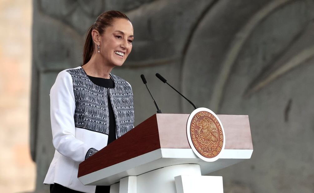 En la presentación del Plan México, la presidenta Claudia Sheinbaum afirmó que México va por la autosuficiencia en la industria automotriz. Foto: EFE