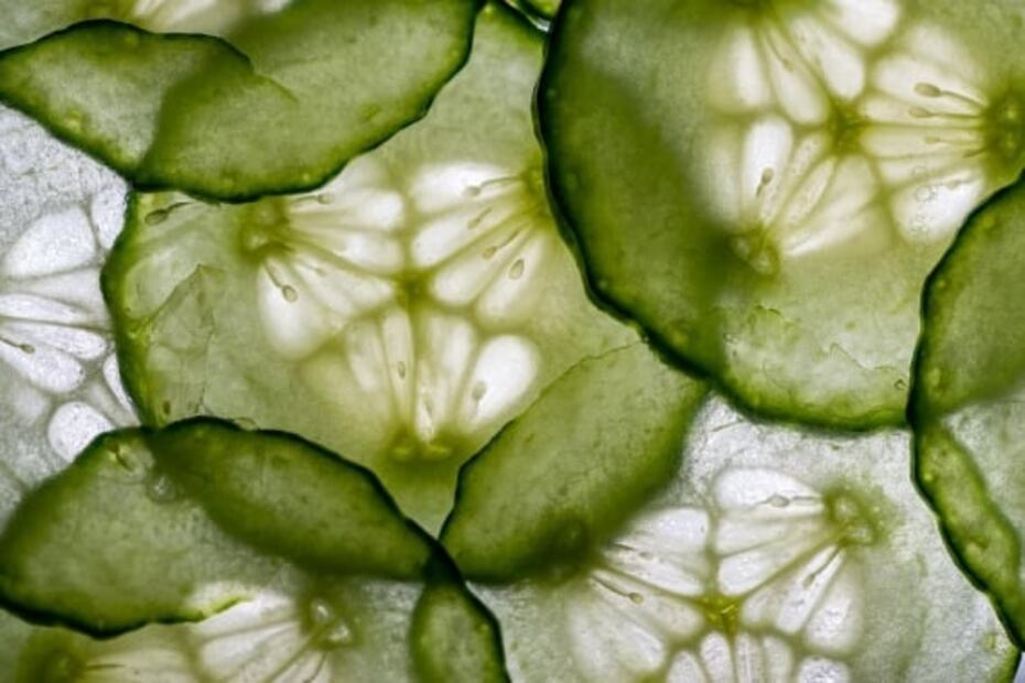 Los beneficios del jugo de pepino 