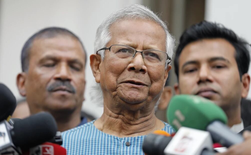Muhammad Yunus gobernará el país asiático navegando una profunda crisis económica y social. Foto: AP