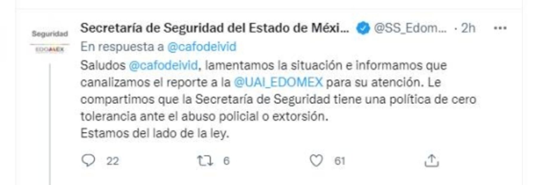 Joven denuncia a policías de Edomex de sembrarle marihuana; había sido detenido por orinar en vía pública