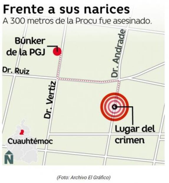 Se resiste a asalto y lo matan a una cuadra de la PGJ