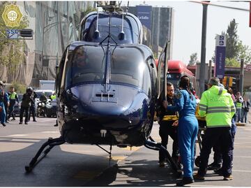 Joven herido por volcadura de camión en la México-Cuernavaca es trasladado vía aérea; será llevado a hospital de especialidades