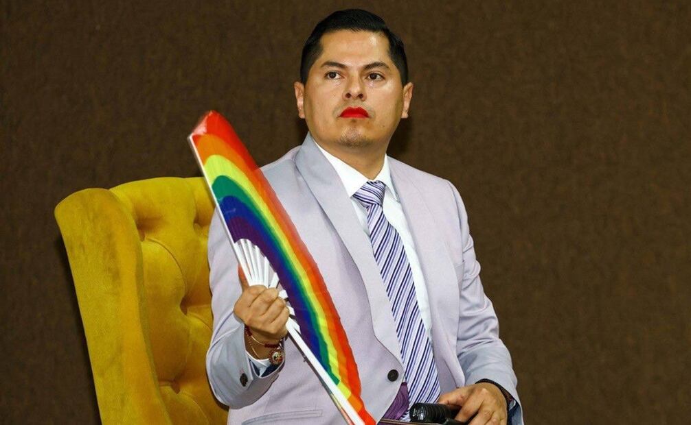 Jesús Ociel Baena, defensor de la comunidad LGBTTTQ+. Foto: X @ocielbaena