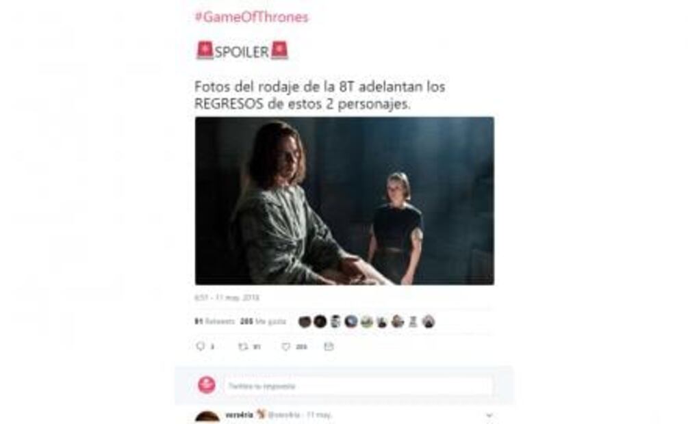 Juego de Tronos filtra el regreso de personajes