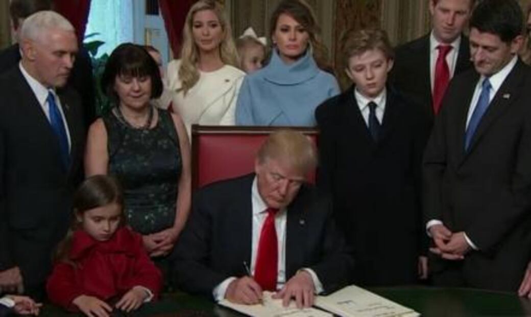 Minuto por minuto. La investidura presidencial de Donald Trump