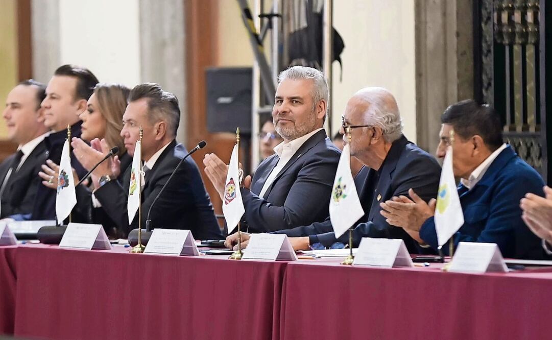 El gobernador asistió a la sesión ordinaria
del Consejo Nacional de Seguridad. Foto: Especial