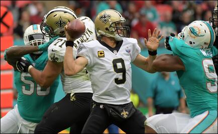 Saints consiguen segunda victoria ante Dolphins en Londres