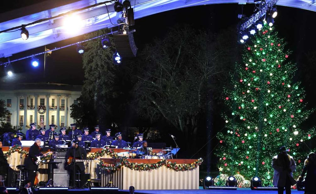 Esta es la última navidad de los Biden en La Casa Blanca. Foto: AFP