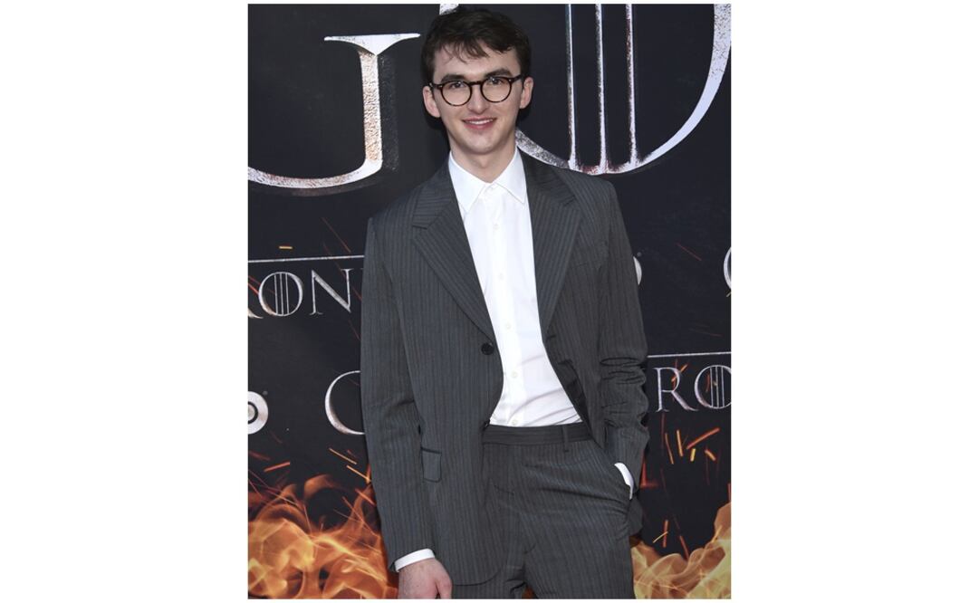 Isaac Hempstead Wright, el joven actor de 19 años que interpreta a Bran Stark, fue uno de los primeros en llegar al evento. Foto: EFE 