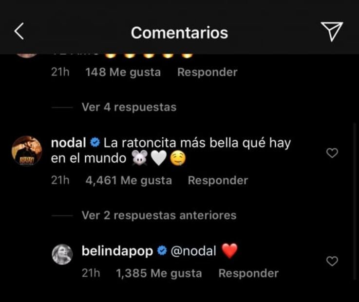 Christian Nodal destapa romance con Belinda