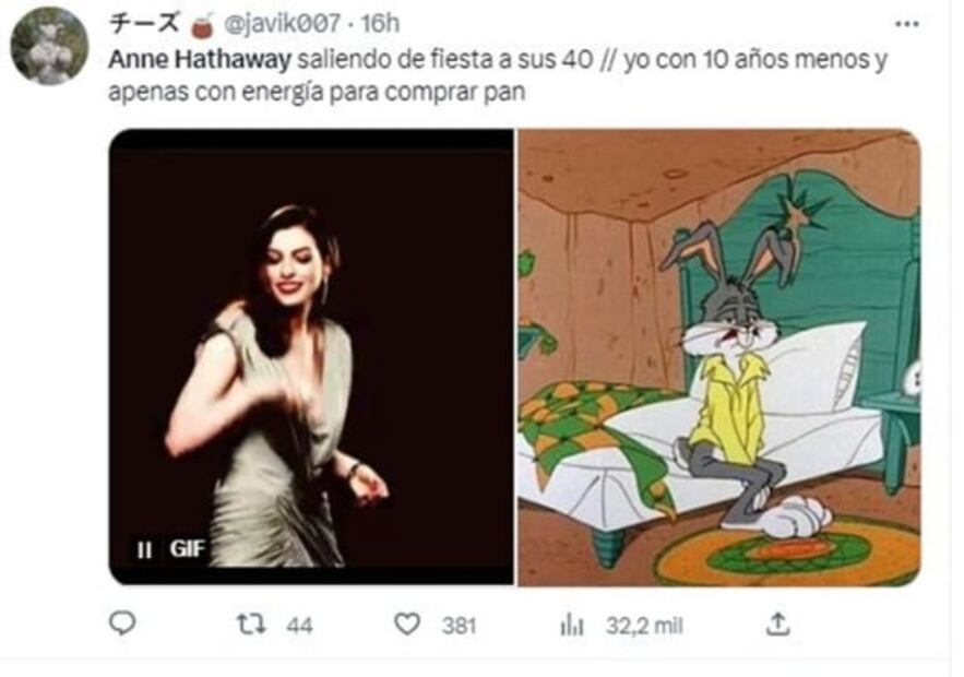 ¿Ya lo viste? Filtran video de Anne Hathaway bailando en el after y las redes estallan