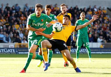 Watford vence a domicilio a los Wolves de Jiménez