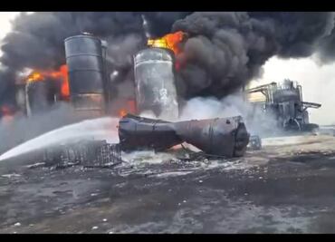 Reportan incendio en empresa de hidrocarburos en Cadereyta, Nuevo León; hay una persona herida