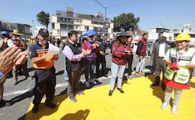 Alcaldesa de Venustiano Carranza participa en simulacro regional en colonia Jardín Balbuena; recrean diversos escenarios de emergencia