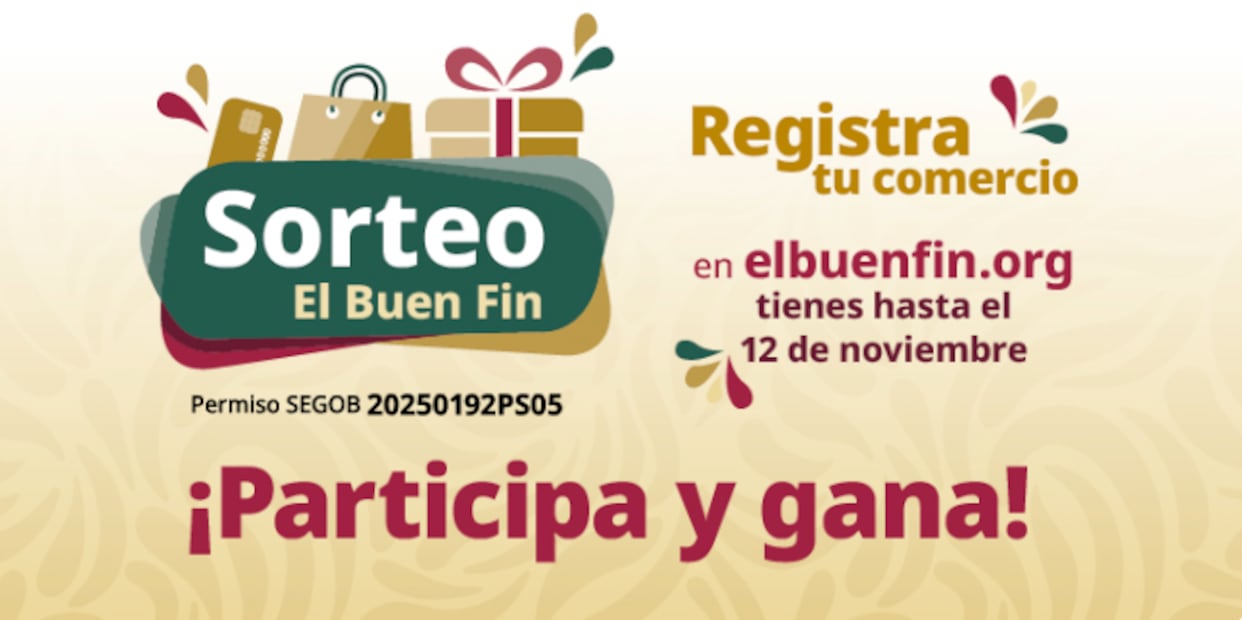 Sorteo Buen Fin. Foto: Especial
