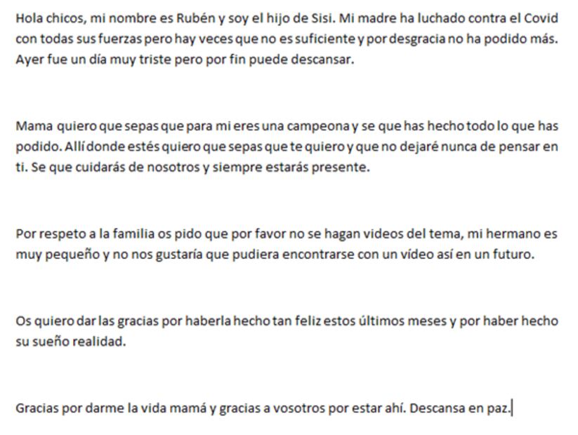 Murió la gamer española Sisi Nono por Covid-19