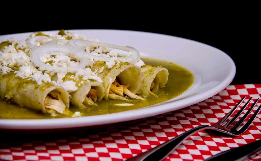 Enchiladas verdes. Foto: istock