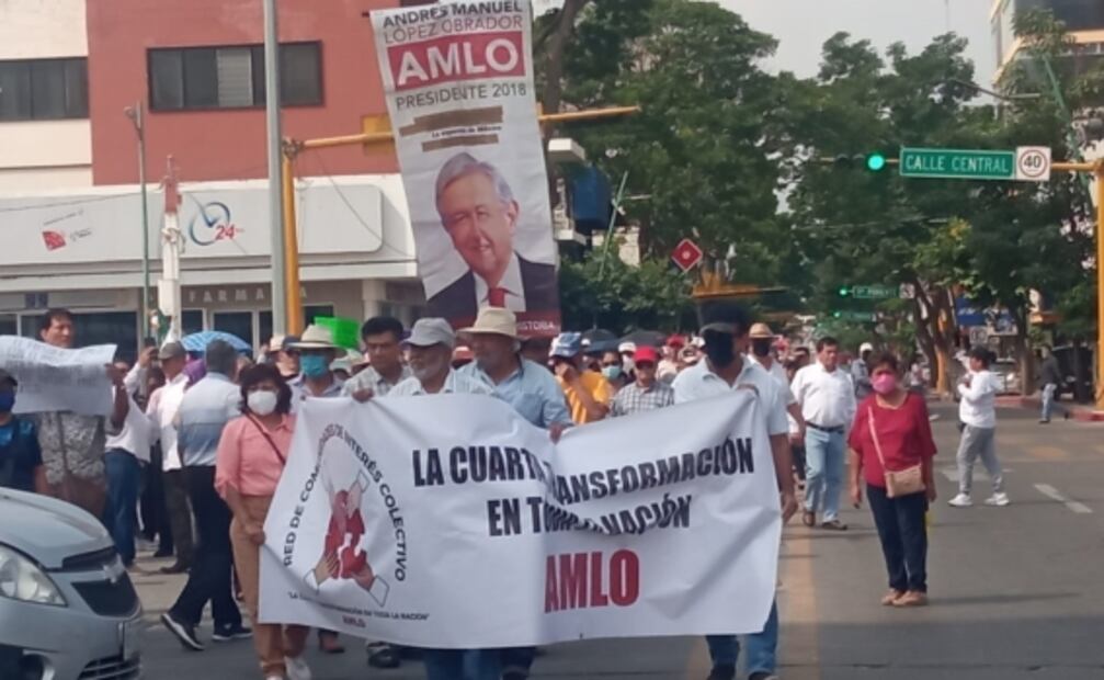 Marchan en los estados para conmemorar los 4 años de Gobierno de AMLO