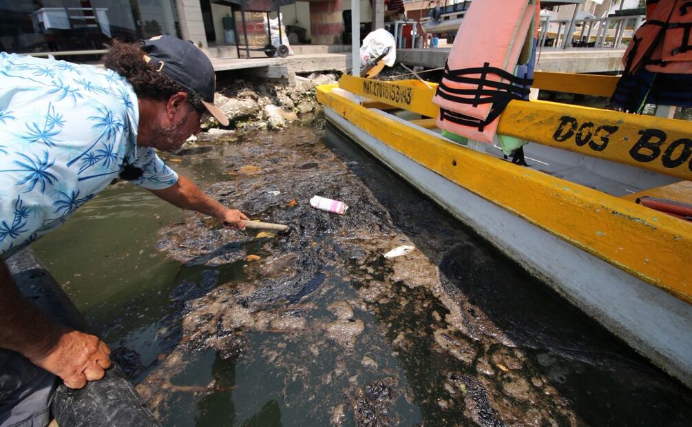 Derrame de hidrocarburos en mar de Tabasco  (05/05/2025) Foto: Luma López / EL UNIVERSAL