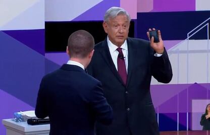 "Voy a cuidar mi cartera", le dice AMLO a Anaya en debate