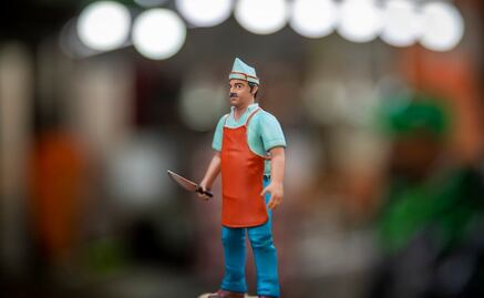 Amantes de los taquitos al pastor: el taquero está inmortalizado en un muñeco coleccionable