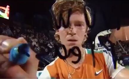 Tenista ruso pide evitar la guerra en plena transmisión de televisión