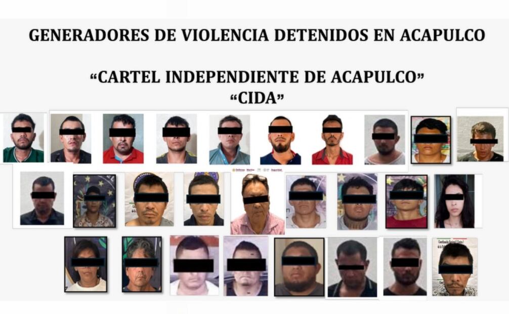 FGE informó de la detención de otros dos integrantes del Cida en La Venta (28/12/2024). Foto: Especial