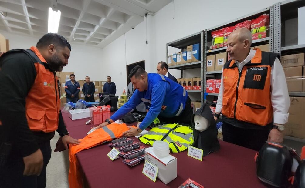 Metro CDMX invierte 29 millones en equipo de protección para trabajadores operativos. Foto: Jorge Alejandro Medellín