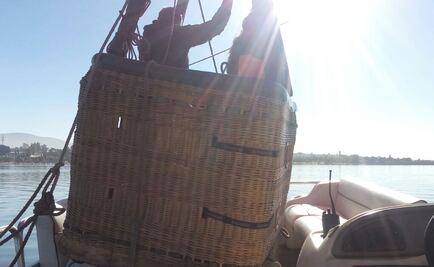 Con caída de aerostato, arranca festival del Globo en León 