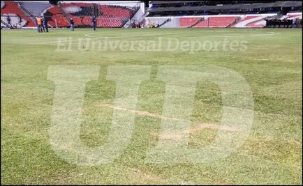 Así luce el nuevo césped del estadio Azteca