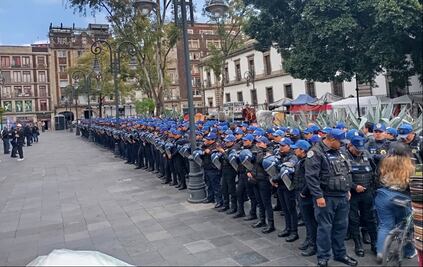 Incrementan presencia de policías en el Centro Histórico de la CDMX para inhibir ambulantaje