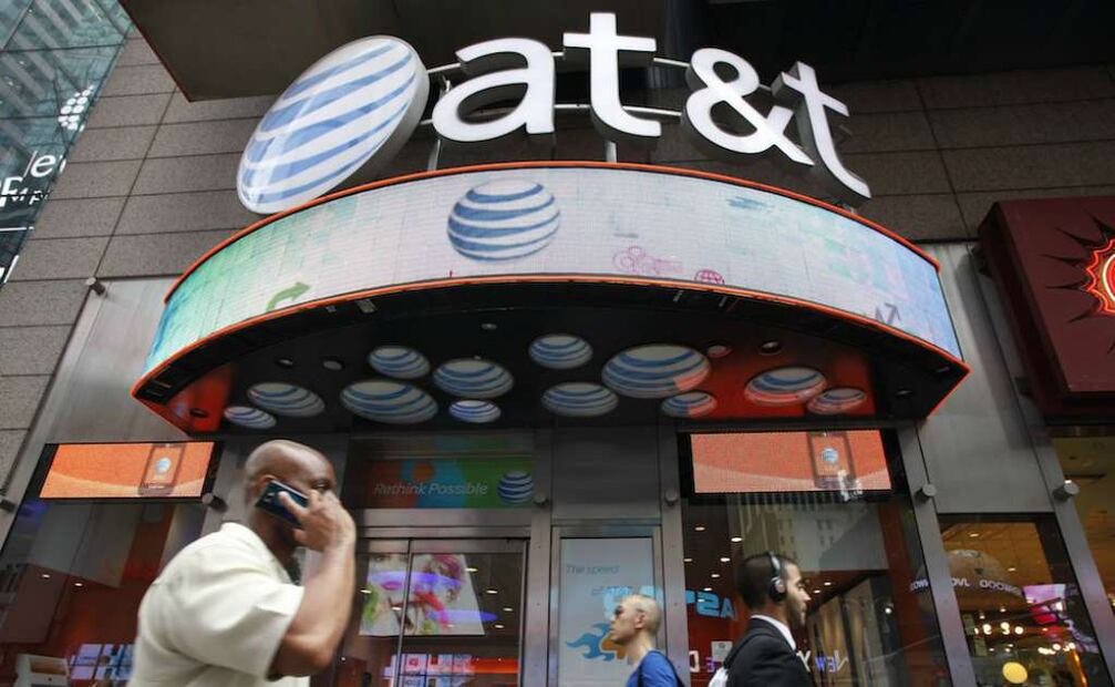 AT&T cuenta con alrededor de 23.6 millones de usuarios de servicios. Foto: archivo