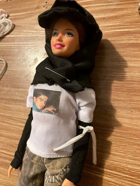 La Barbie buscadora realizada por el colectivo. Foto: Cortesía