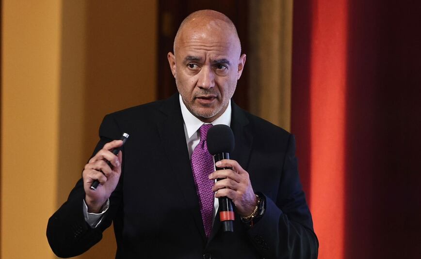 Conferencia del pueblo con la presidenta Claudia Sheinbaum en Palacio Nacional el 25 de junio de 2025. Fotos: Berenice Fregoso / EL UNIVERSAL