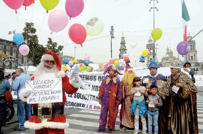 GDF y Cuauhtémoc se deslindan de 'santa closes' inconformes