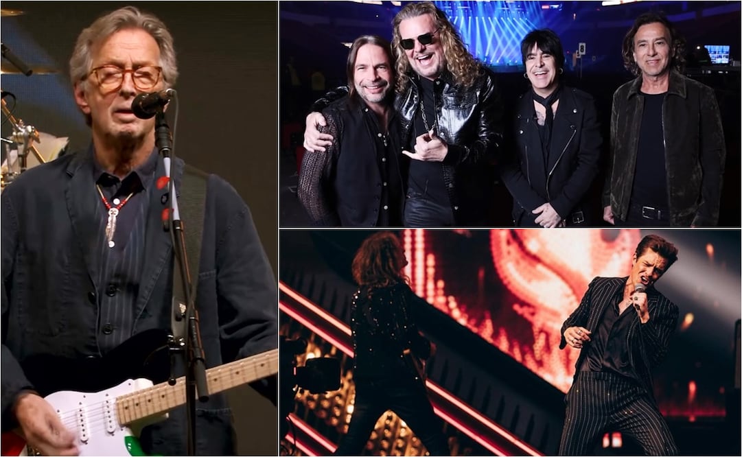 Eric Clapton, Maná y The Killers se presentarán este mes en la CDMX.
Fotos: Instagram