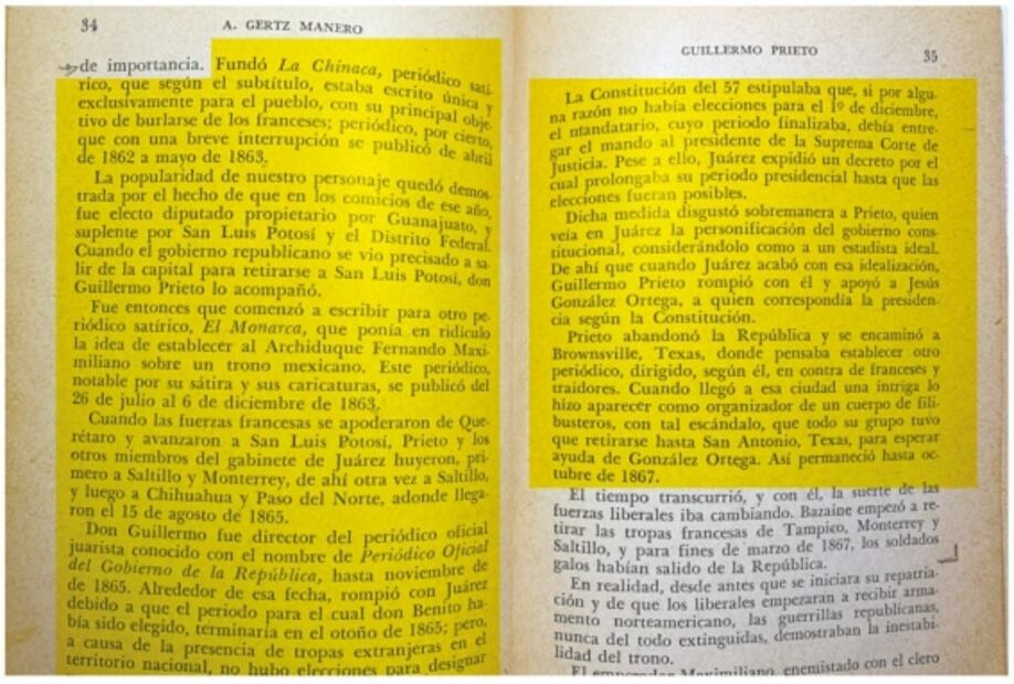 Lo que Gertz plagió para libro: estos son 9 ejemplos