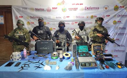 Desmantelan casa de seguridad vinculada con envío de paquetes explosivos en Veracruz; aseguran objetos y componentes