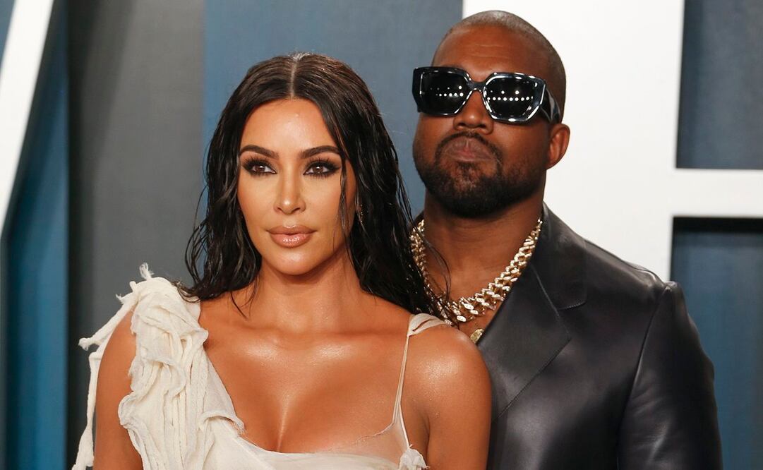 Kanye West y Kim Kardashian. Foto: Archivo EFE