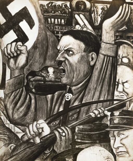 La obra de Diego Rivera que Rockefeller censuró y terminó con Elba Esther