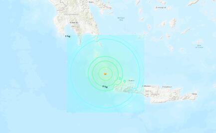 ​​​​​​​Terremoto de 6.0 grados de magnitud sacude las costas de Grecia