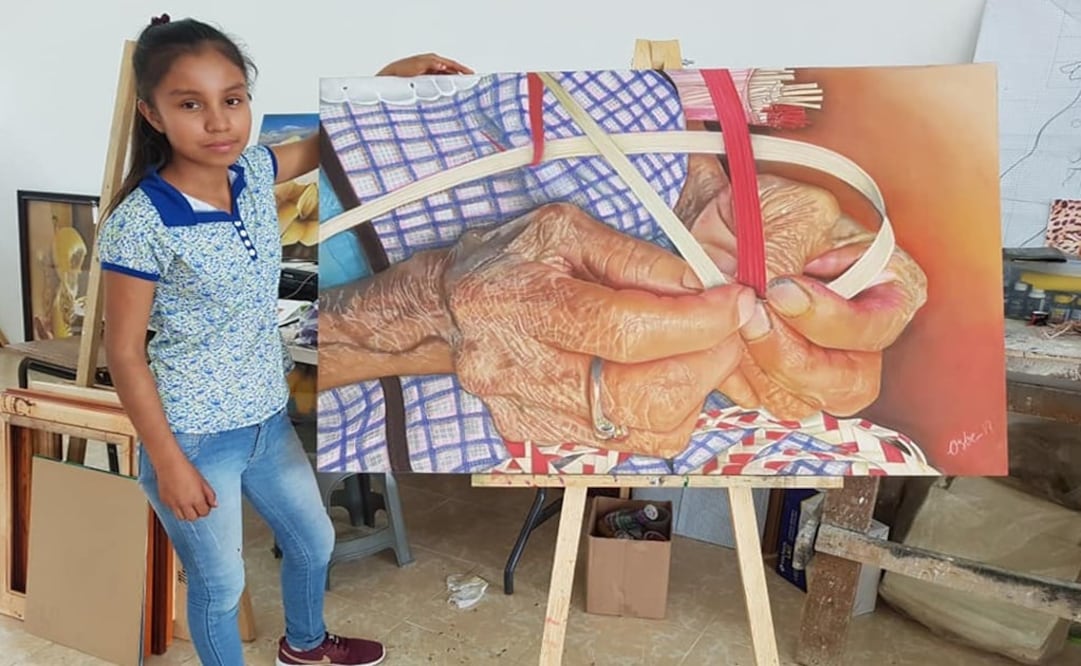 Osbelit García has focused on hyperrealistic paintings – Photo: Taken from Colectivo 43 Artes’s Facebook account