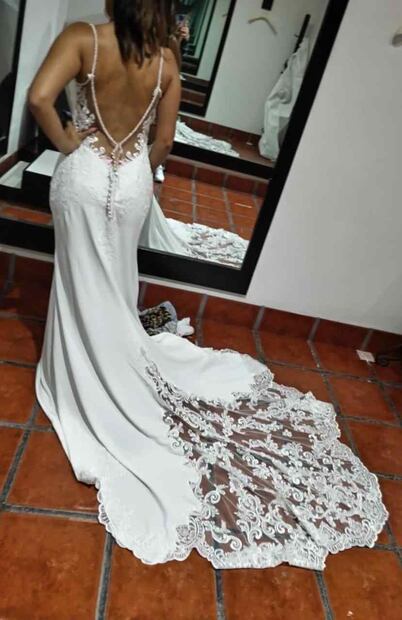 Vestido de novia robado Foto: Especial