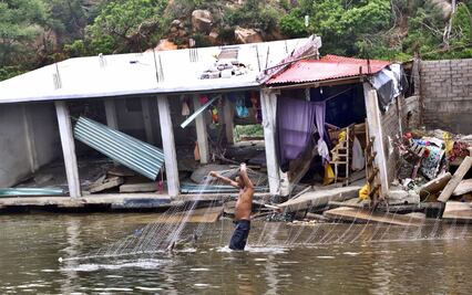 Guerrero y Oaxaca, libres de inundaciones tras paso del huracán John; reportan 91% de avance en trabajos de limpieza
