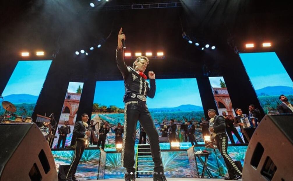 Pedro Fernández en la Arena Ciudad de México. Foto: Instagram pedro.fer