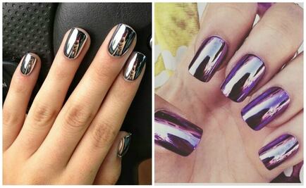 El nail art que está revolucionando instagram: uñas con efecto espejo