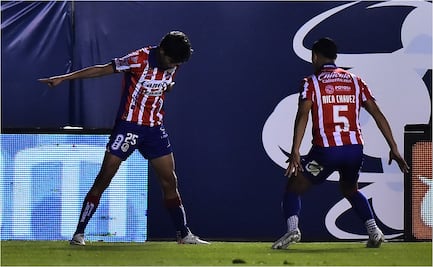 Jürgen Damm hace vibrar el Alfonso Lastras con épico festejo a la Cristiano Ronaldo